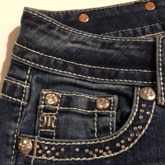 MISS ME Cuffed Skinny Jeans size 27 - Picture 8 of 14